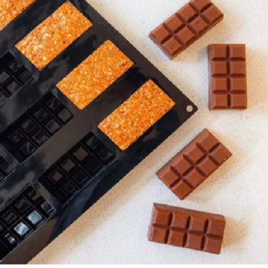 Pavoni single pastry slicon mold Tablette (chocolate bar)