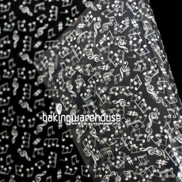 Chocolate Transfer sheet -Music