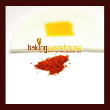 Yellow edible color powder -water base