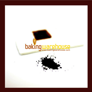 Black edible color powder -water base