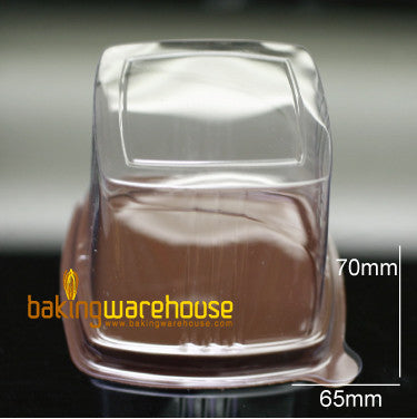 Small dessert cake box - square