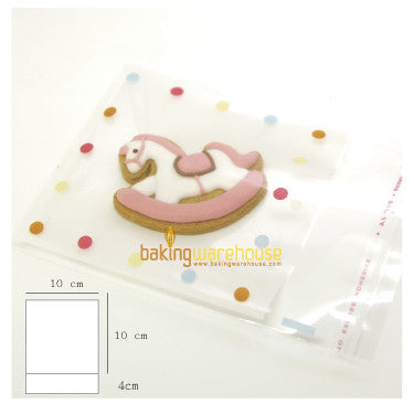 Cookie bag -dot 10 x 10cm