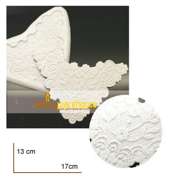 Silicon lace mould - Flower Lace border