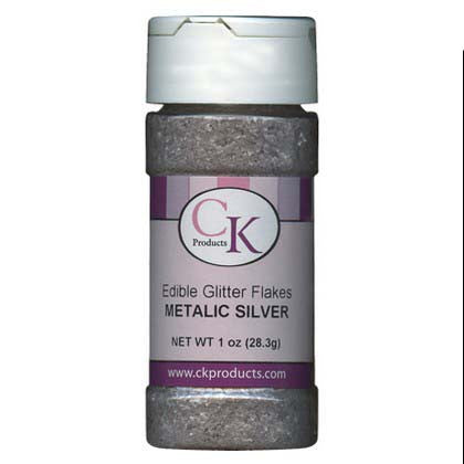Edible Metallic Glitter -silver