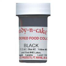 Black Edible color powder