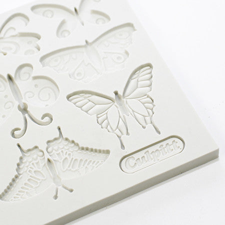 silicon gum paste mold-butterfly