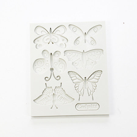 silicon gum paste mold-butterfly