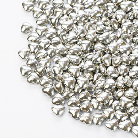 Silver Heart dragees