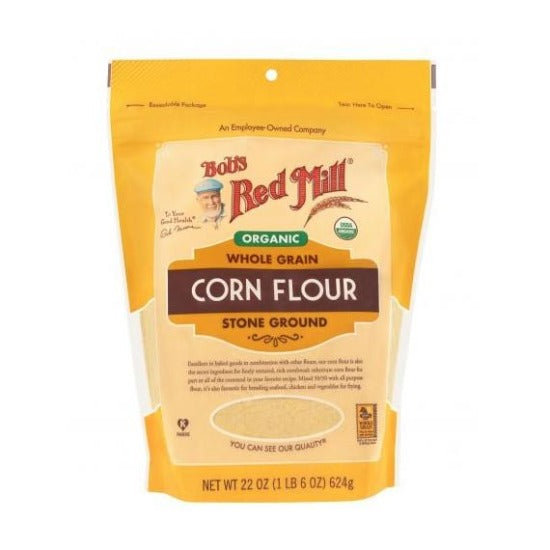 Organic Whole grain stone ground CORN FLOUR