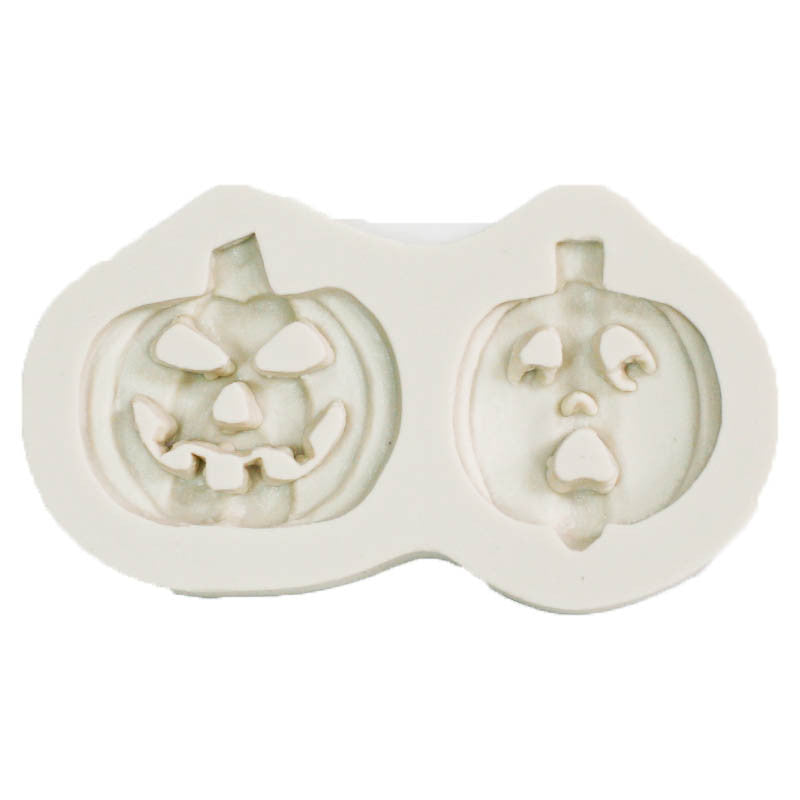 silicon gum paste mold- pumpkin -halloween