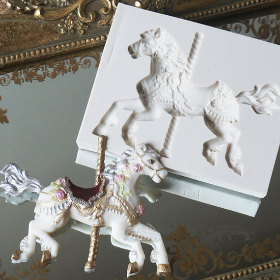 Silicon gum paste mold- horse