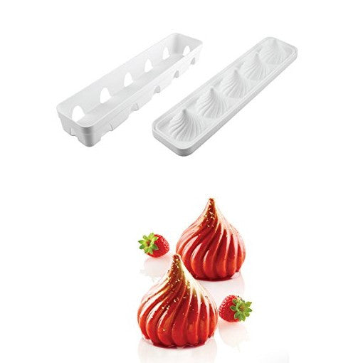 Silikomart Professional "Russian Tale 125"--1 Silicone Mold with 1 Plastic Support