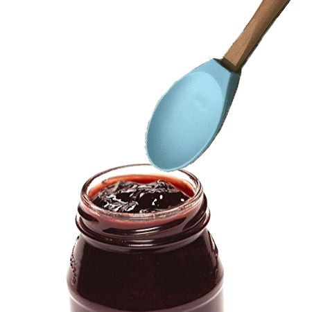 Silicon spoon Spatula with wooden handle