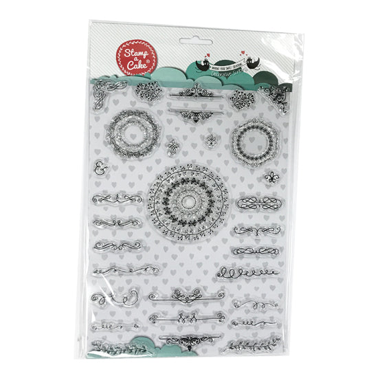 Stamp a cake - Decorativ scribing stamp