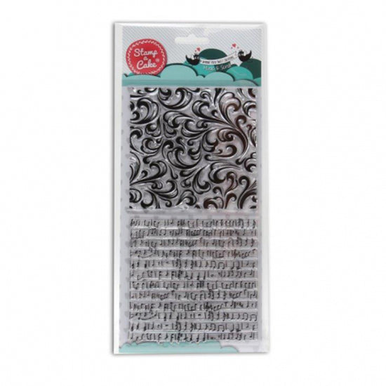 Stamp a cake - Music & Scroll Stamp