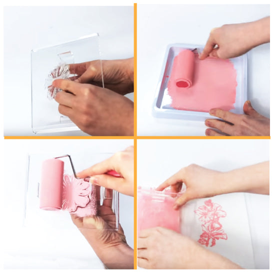 Stamp a cake - Music & Scroll Stamp