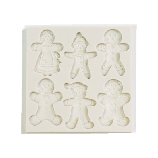 Silicon gum paste mold-Ginger man l