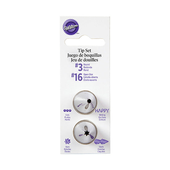 Decorating Tip Set Star and round