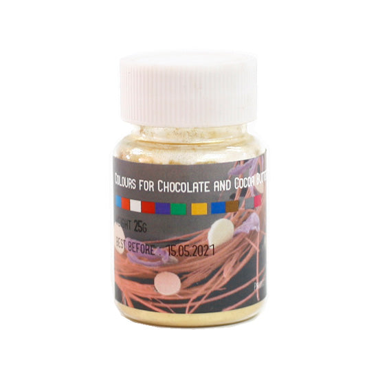 Gold color for chocolate and cocoa butter