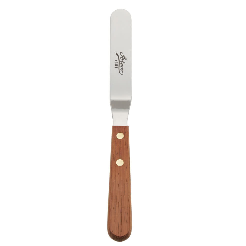 Small Spatula wood handle-Offset | Ateco