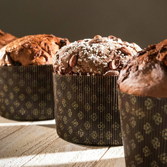 Panettone Paper form | Heavy Corrugated Gold