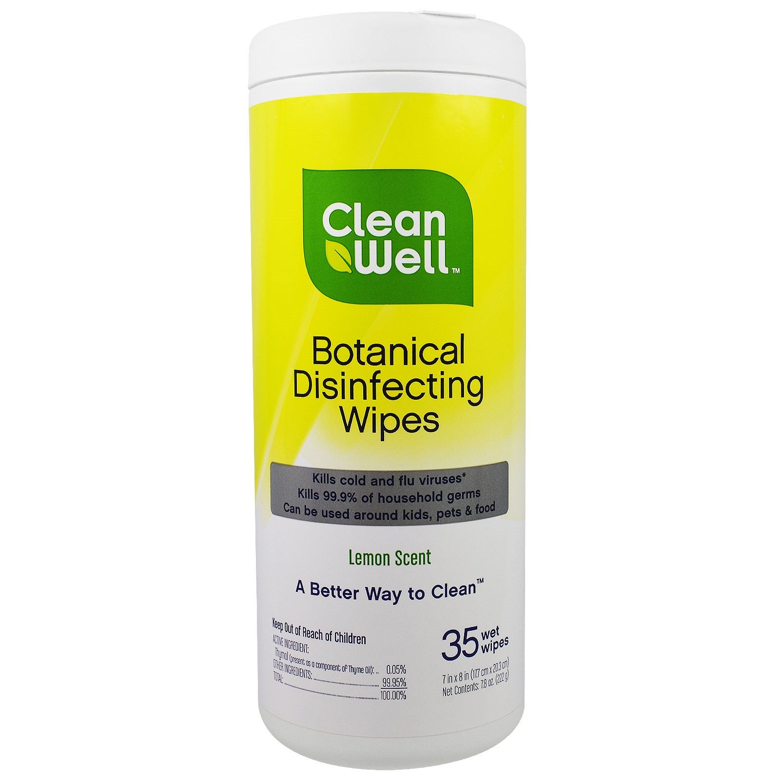 Botanical Disinfecting Wipes 35 wipes