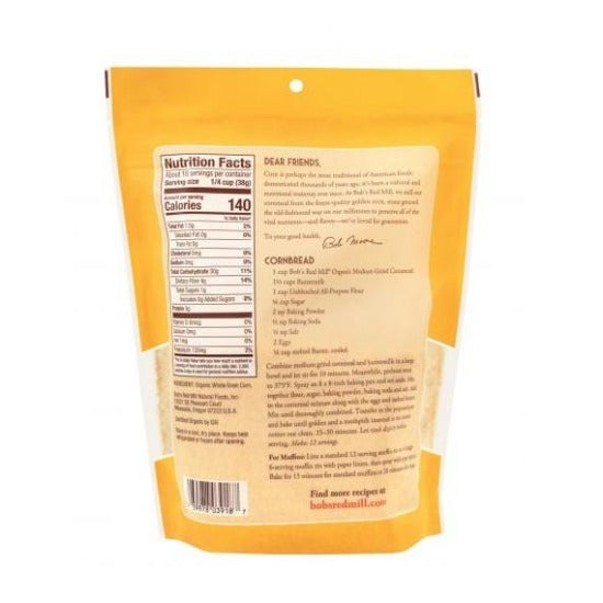 Organic Cornmeal Medium Grind