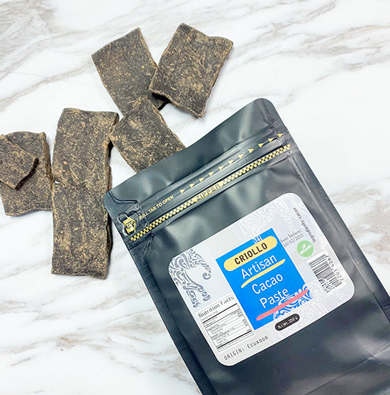 Artisan Cacao Paste 100% Organic Arriba Criollo