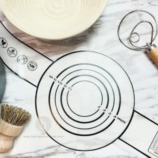 Silicon baking mat with handle