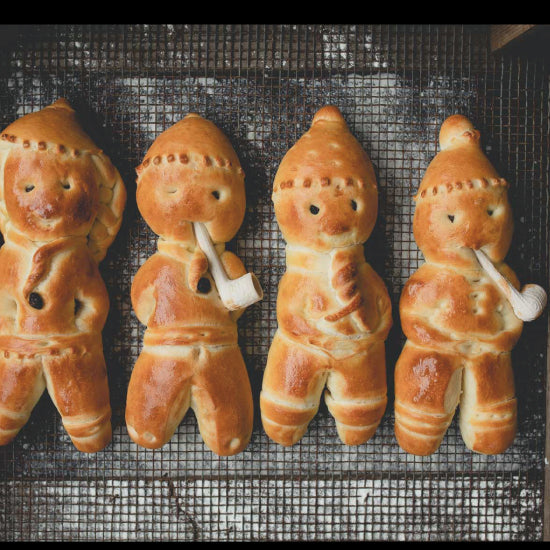 Grittibänz tonpfeifen | Ceramic Pipes 2 pieces