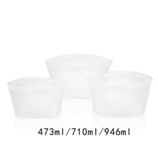 zipper silicon bag