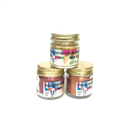 Broze edible color powder -alc. base