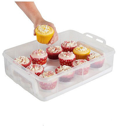 Two Layer Cupcake Carrier - storage box