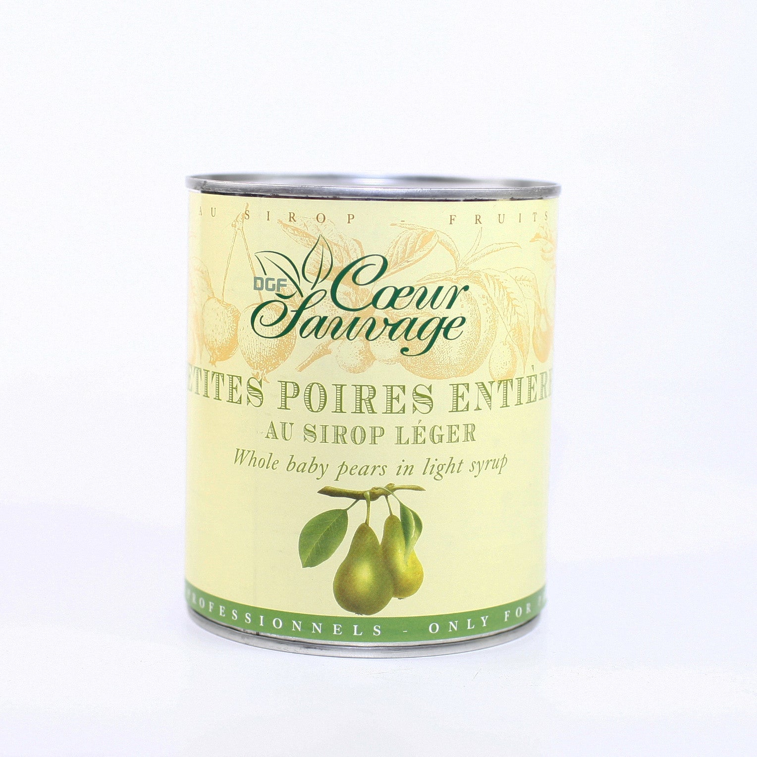 Whole baby pear in light syrup