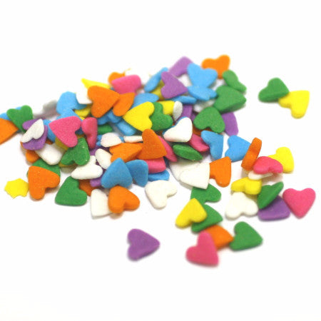Sugar multi color Heart Sprinkle