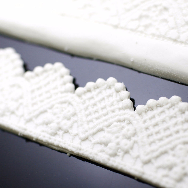 Silicon lace mould - Latticed border