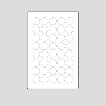 Silicon stencil 30mm round