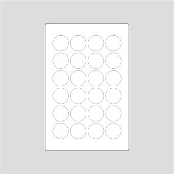Silicon stencil 40mm round