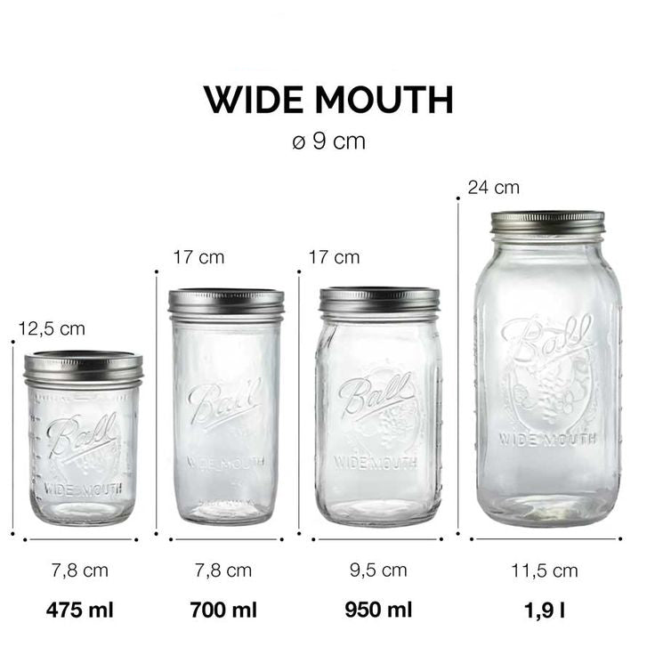 Ball Mason Jar 24oz Wide mouth