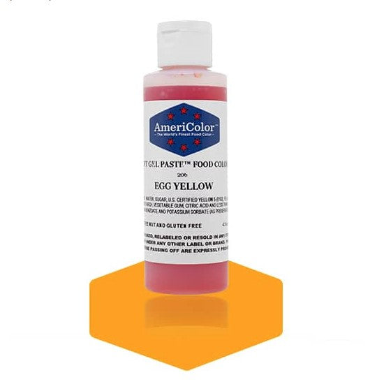 Americolor -EGG YELLOW 4.5 oz Soft Gel Paste