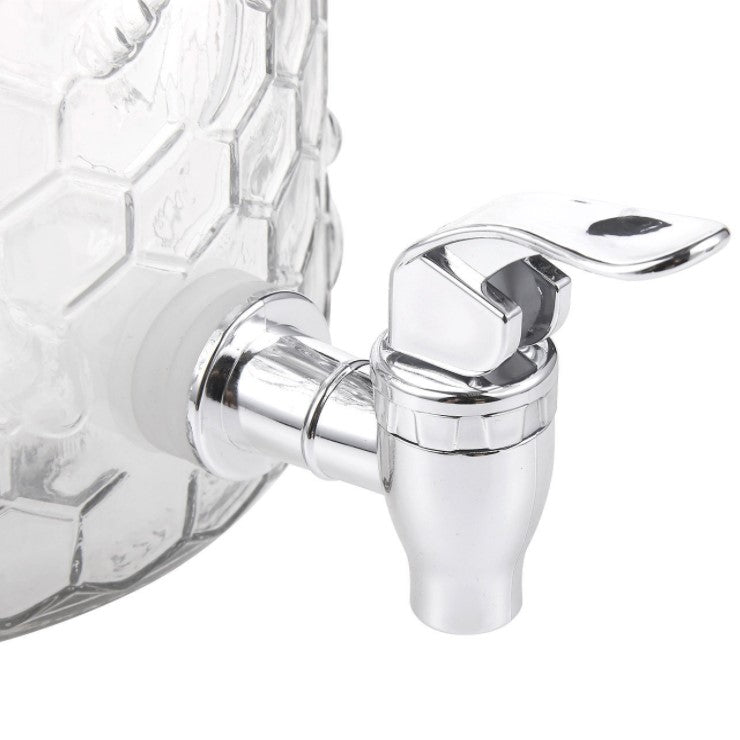 Glass Dispenser 4L - Honeycomb