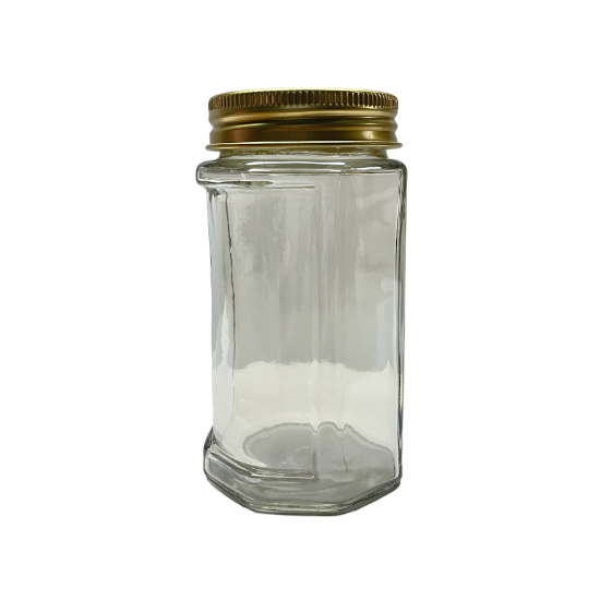 Glass storage jar