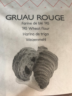 T45 法國糕點蛋糕粉 25kg | Gruau Rouge