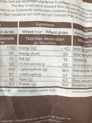 T45 法國糕點蛋糕粉 25kg | Gruau Rouge