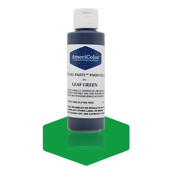 Americolor -LEAF GREEN 4.5 oz Soft Gel Paste