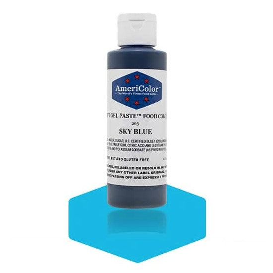 Americolor -SKY BLUE 4.5 oz Soft Gel Paste