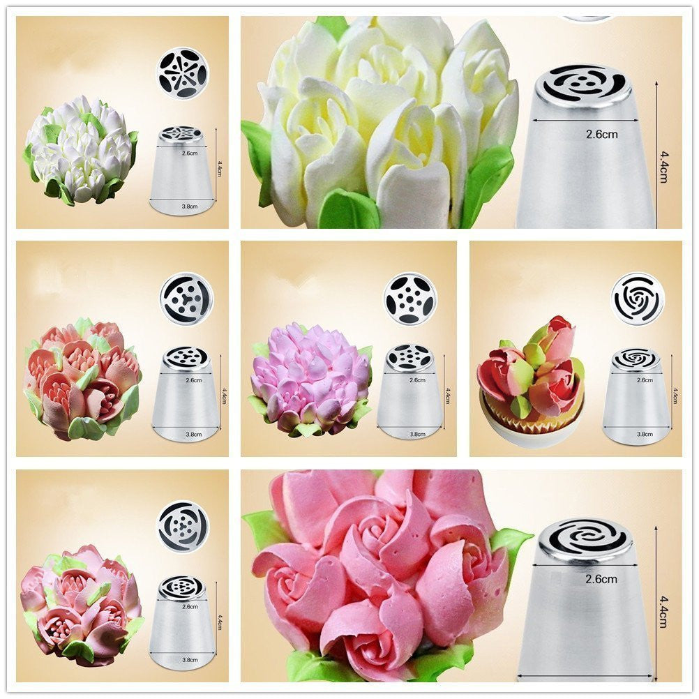 Flower Icing Tip Set - BakingWarehouse