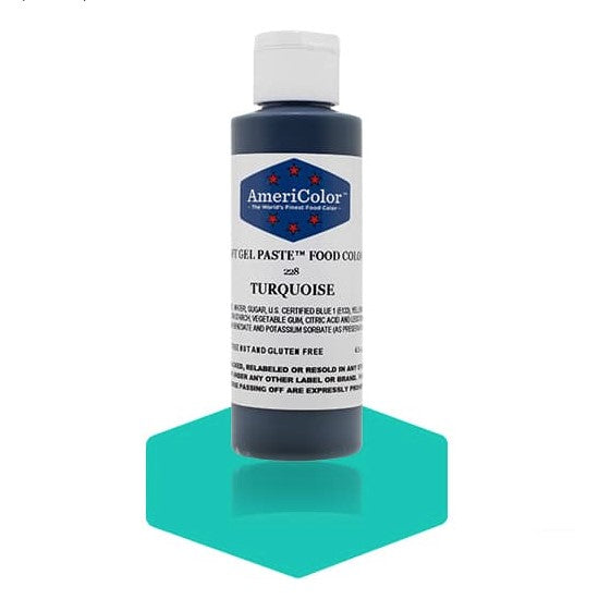 Americolor -TURQUOISE 4.5 oz Soft Gel Paste